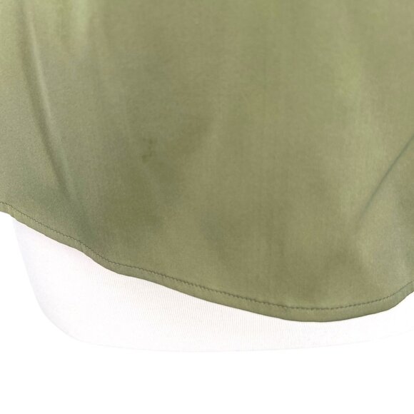 Classiques Entier Vintage Silk Scoop Neck Sleeveless Tank Top Green Size Medium - Picture 8 of 11